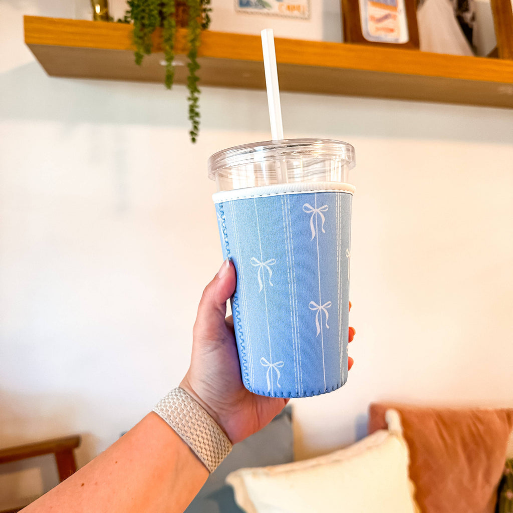 Grandmillenial Bows | Iced Coffee Sleeve  : Small