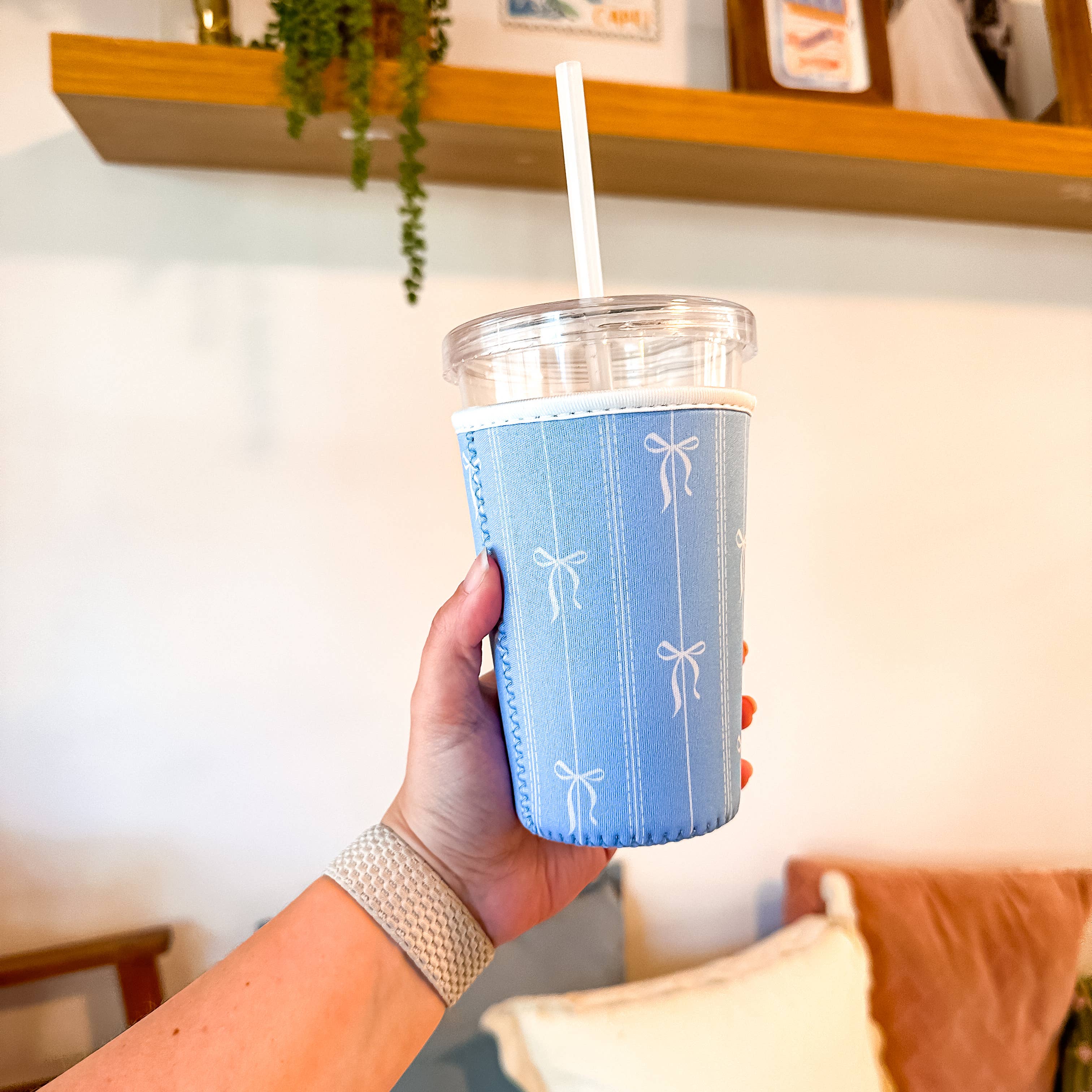 Grandmillenial Bows | Iced Coffee Sleeve  : Small