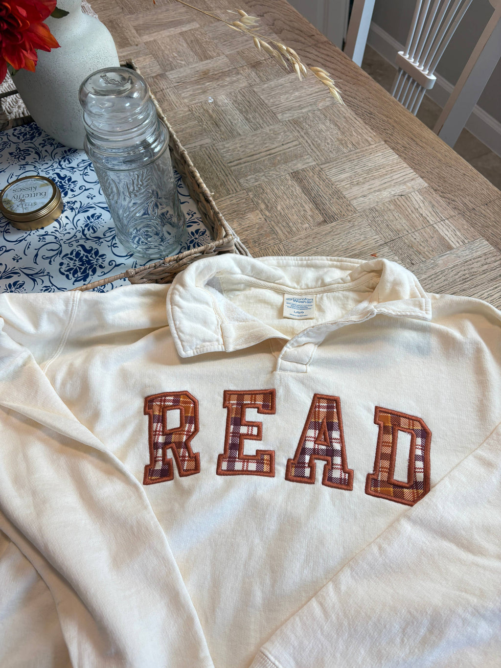 READ Fall Collared Sweatshirt: XL