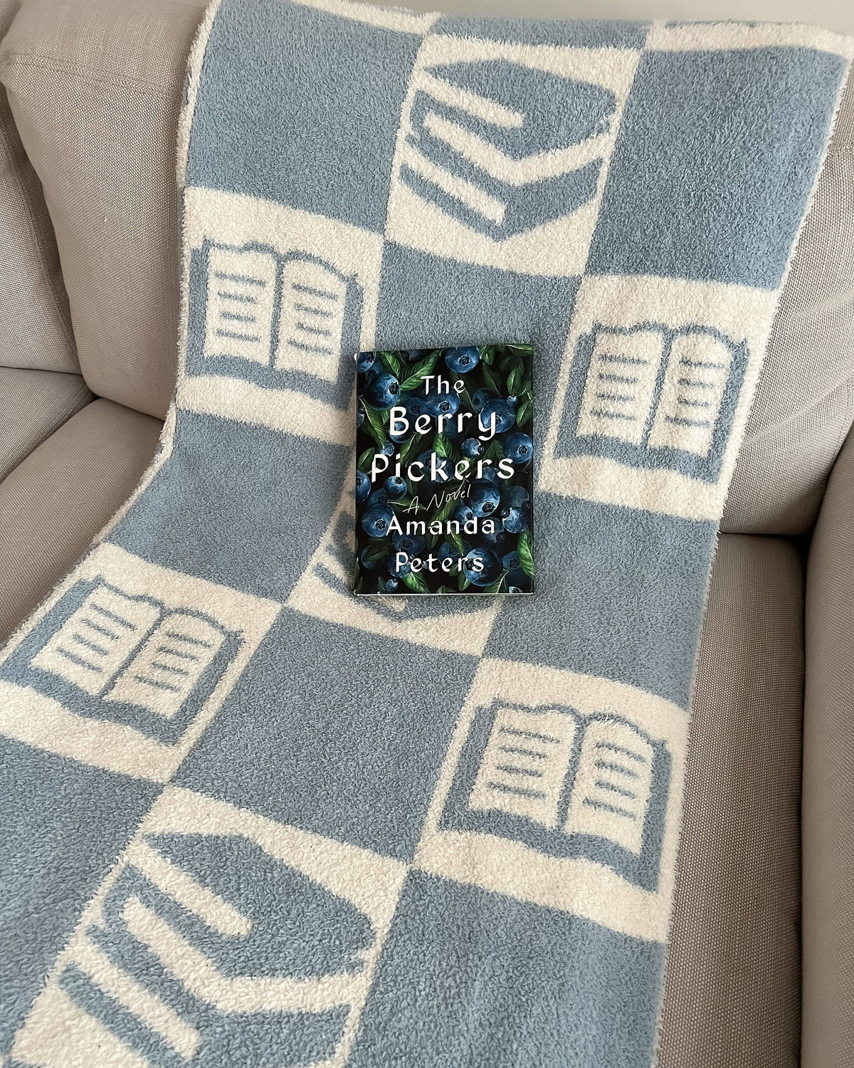 The Bookish Blanket: Light Blue