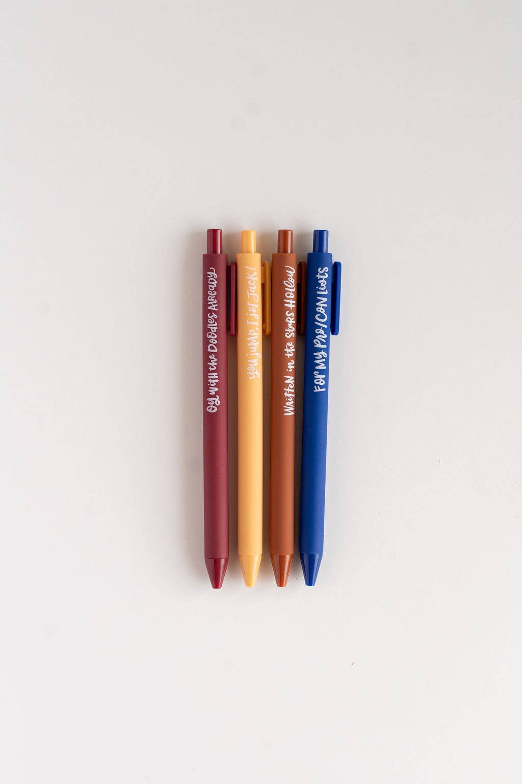 Stars Hollow Nostalgia Jotter Colored Gel Pen Set of 4