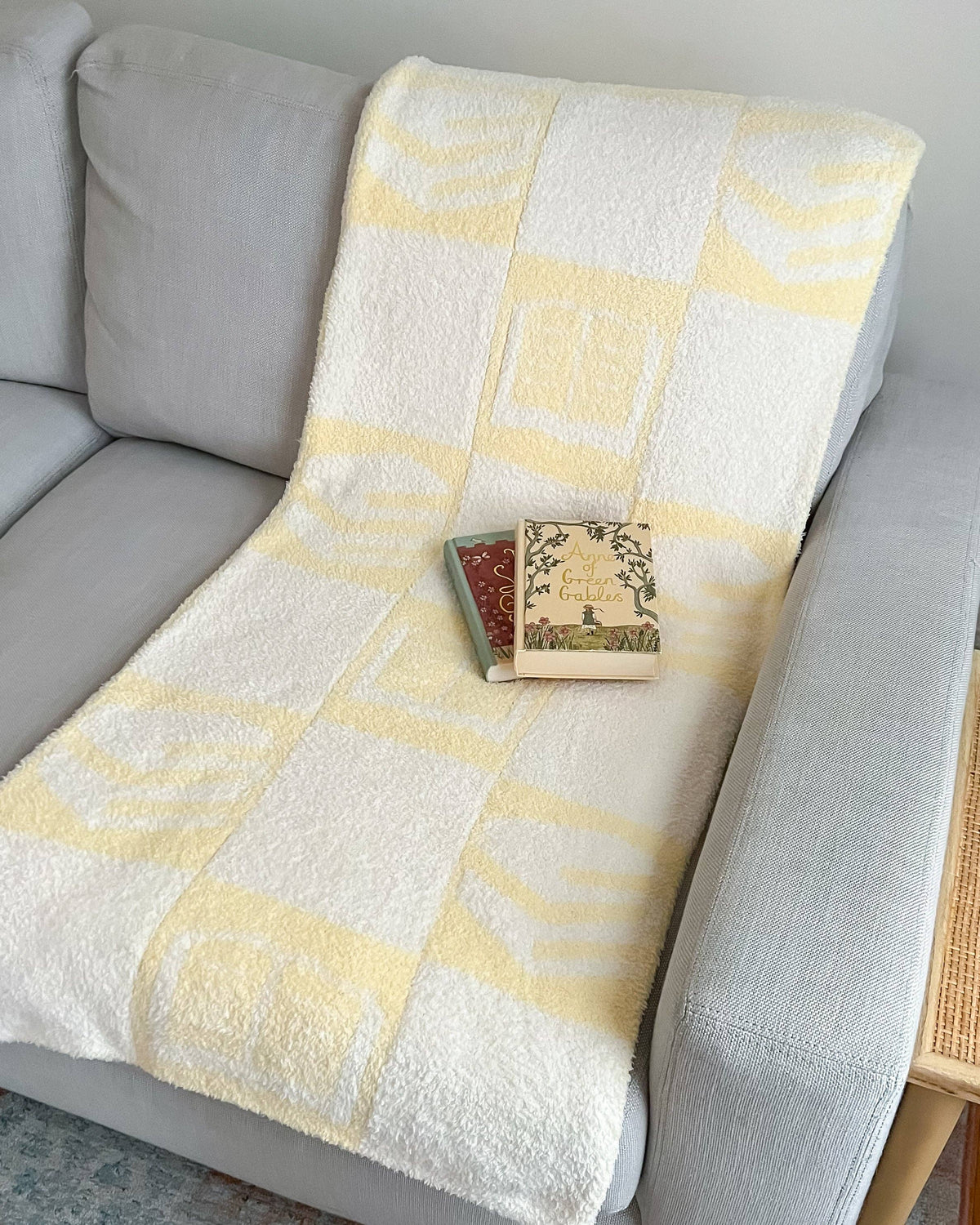 The Bookish Blanket: Light Blue