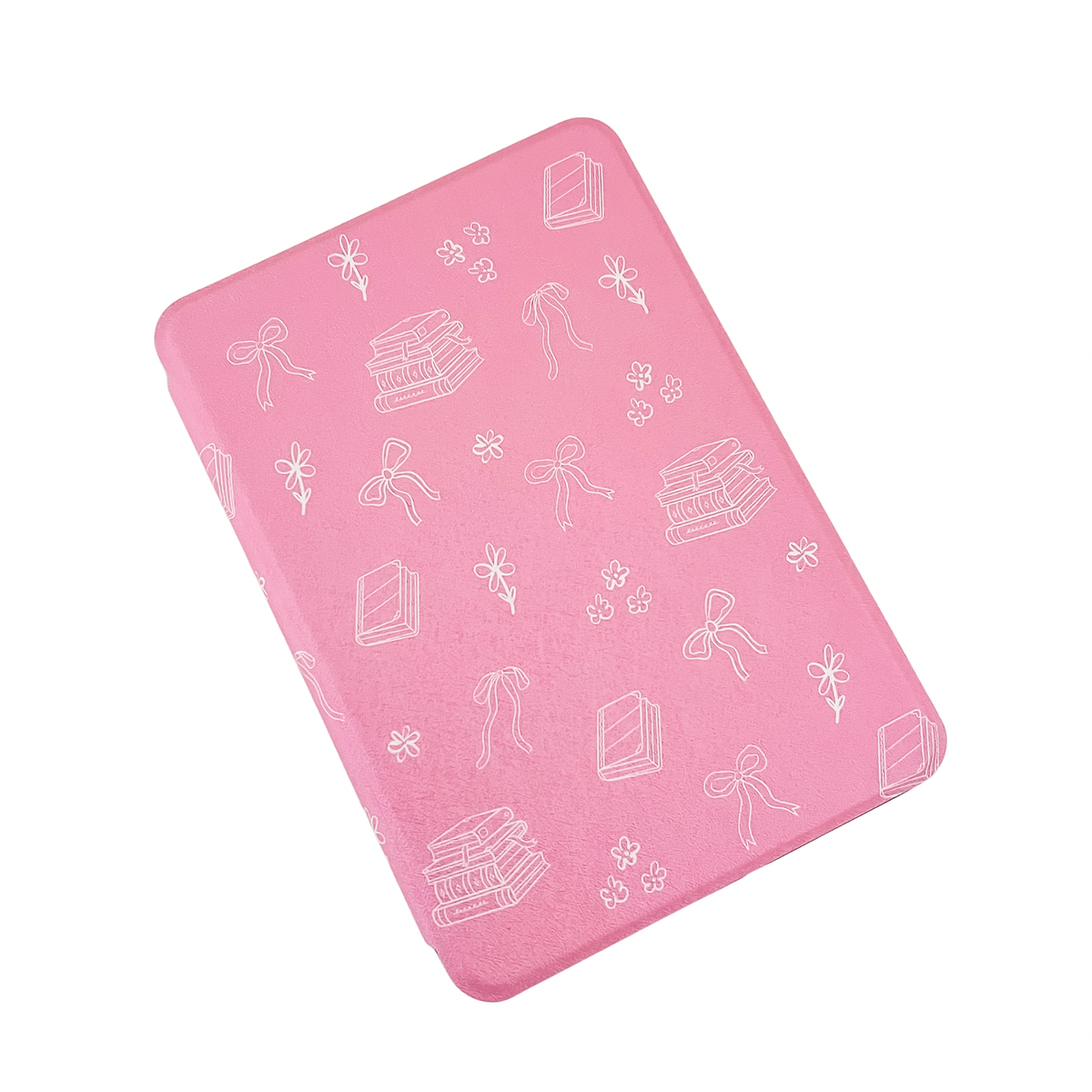 Bows, Books & Flowers Kindle Case - Pink: Double Sided Print / Colorsoft / Paperwhite 12 Gen. (2024)