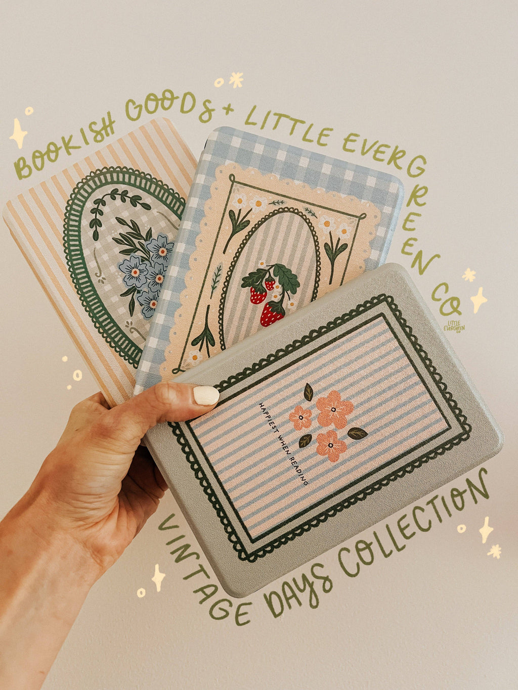 Happiest When Reading Kindle Case: Double Sided Print / Colorsoft / Paperwhite 12 Gen. (2024)
