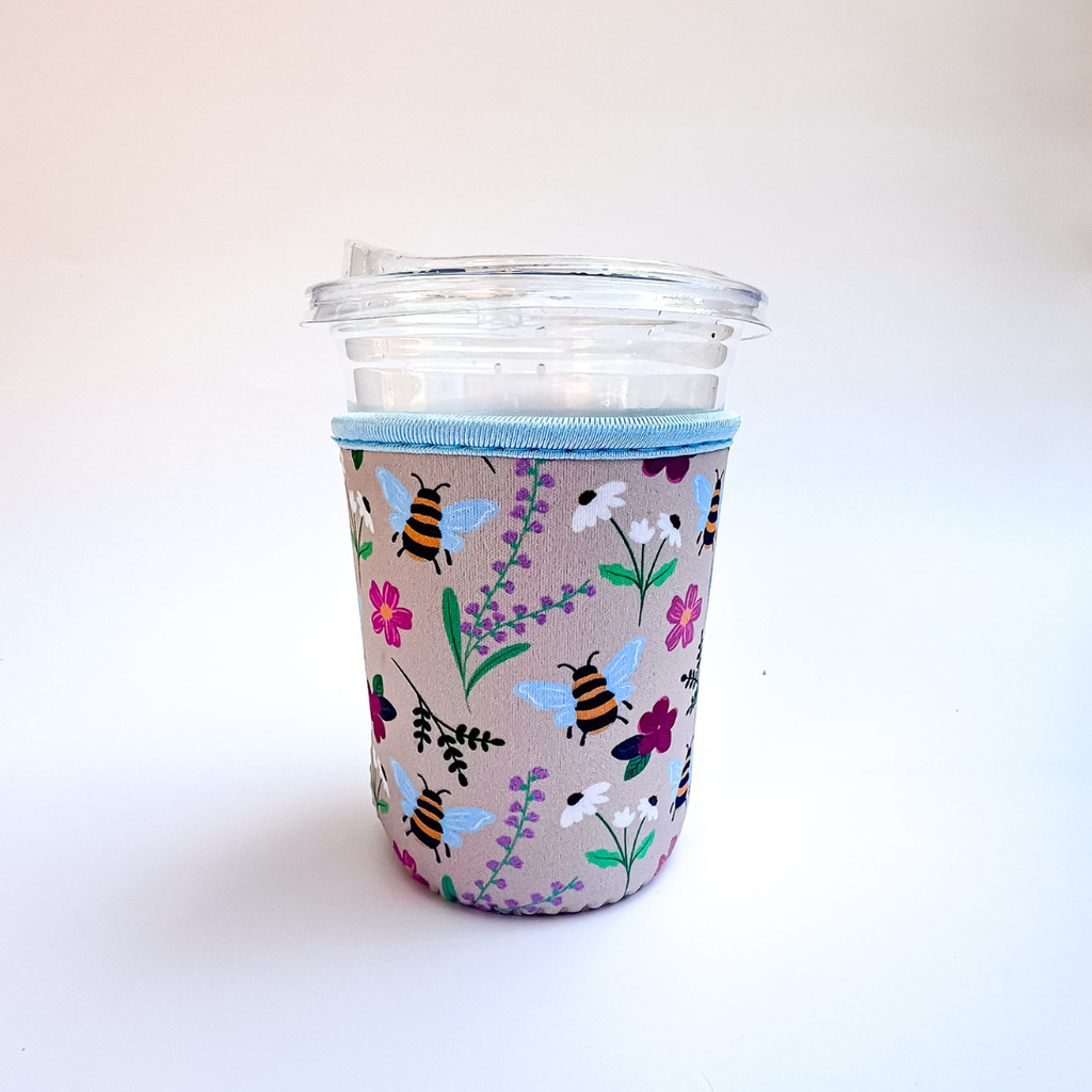 Bee Garden | Iced Coffee Sleeve: Small