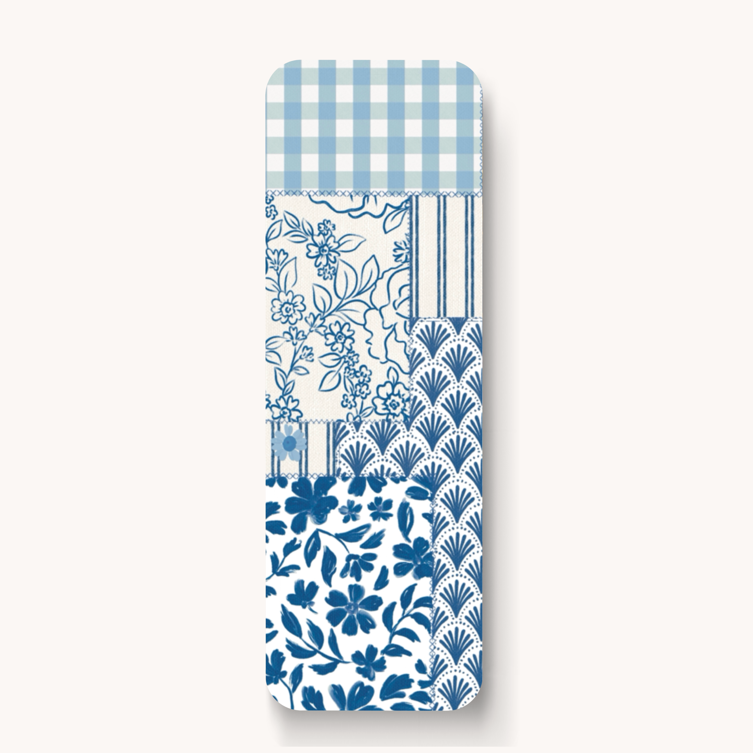 Coastal Patchwork Bookmark | Bookish & Reading