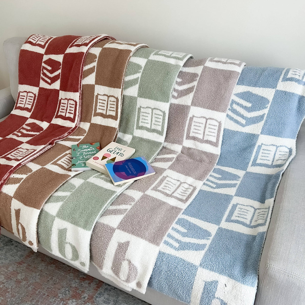 The Bookish Blanket: Light Blue