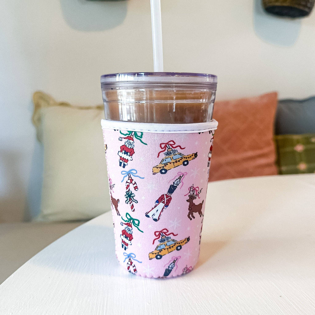 Rockin' Christmas| Reusable Coffee Sleeve: Small (16-20oz)