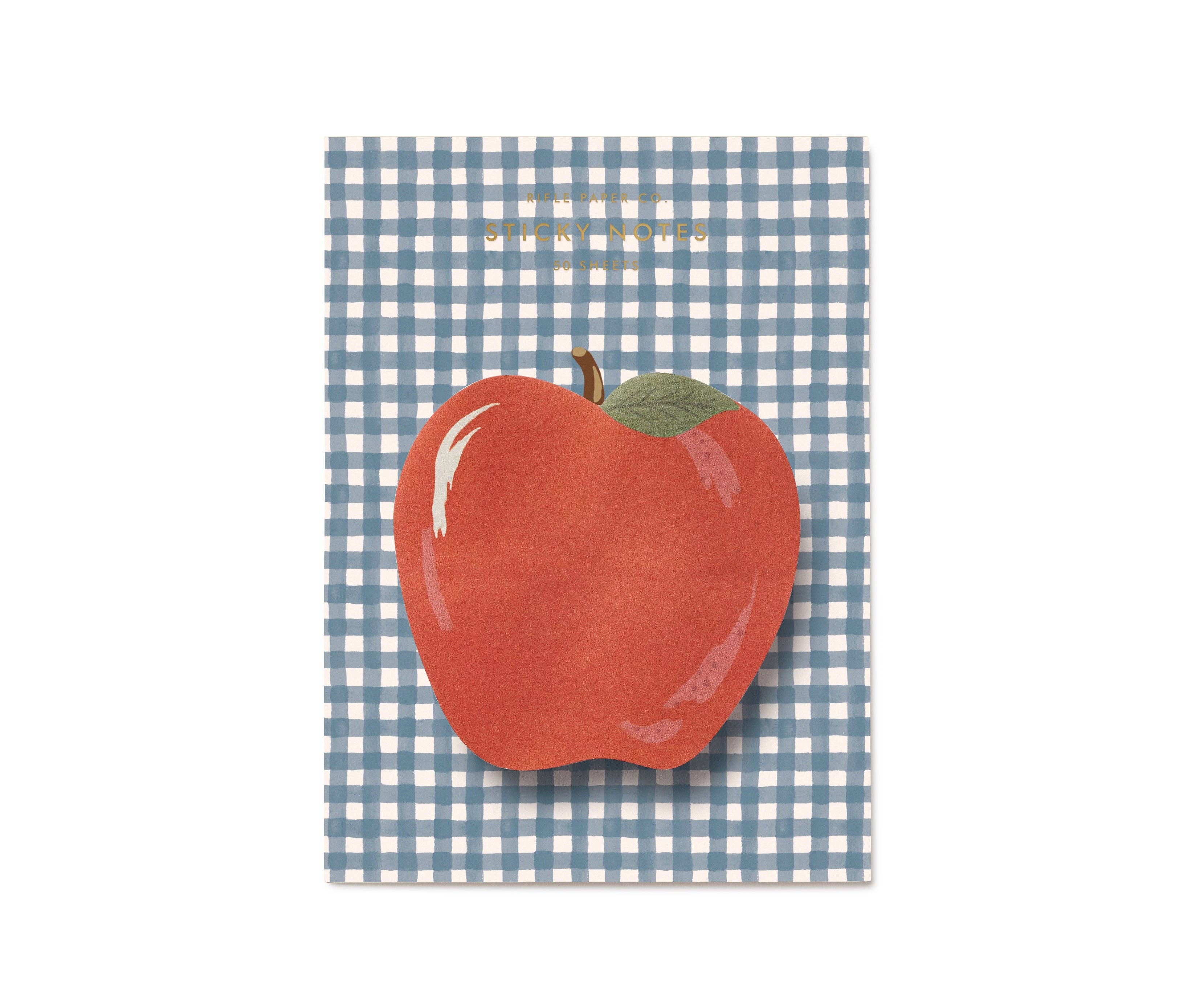 Apple Gingham Sticky Notes