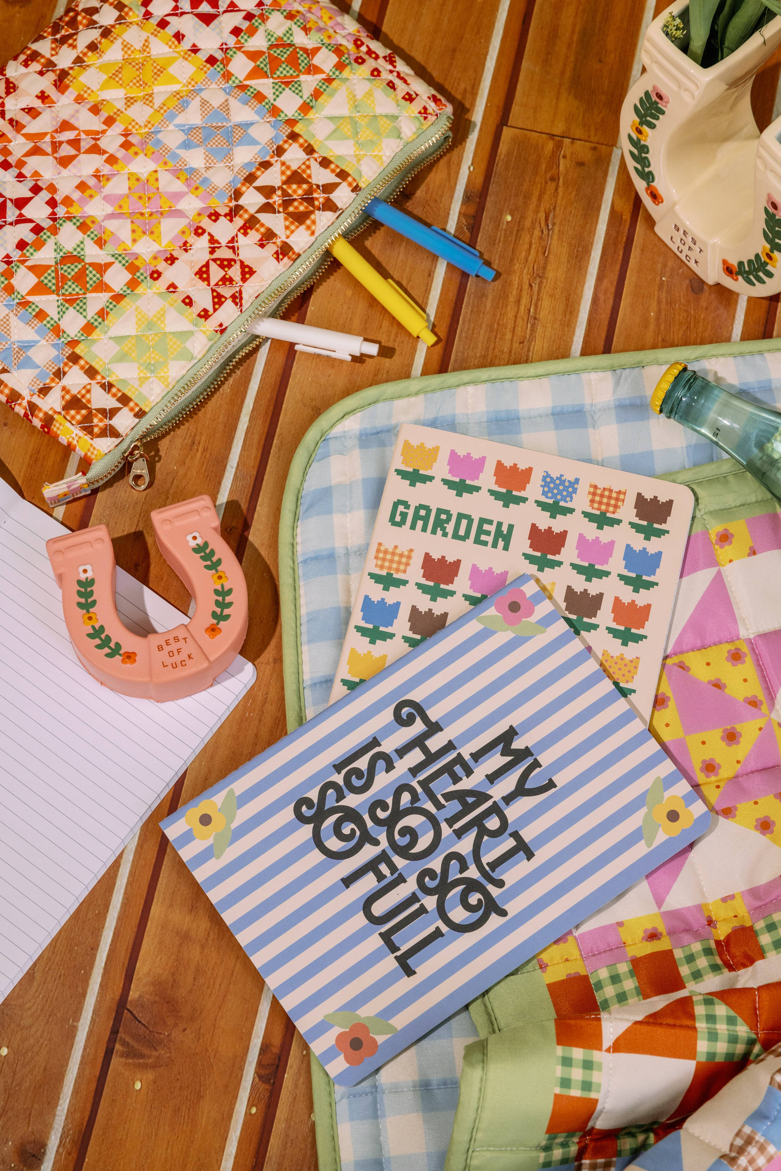 Quilted Pouch, Patchwork