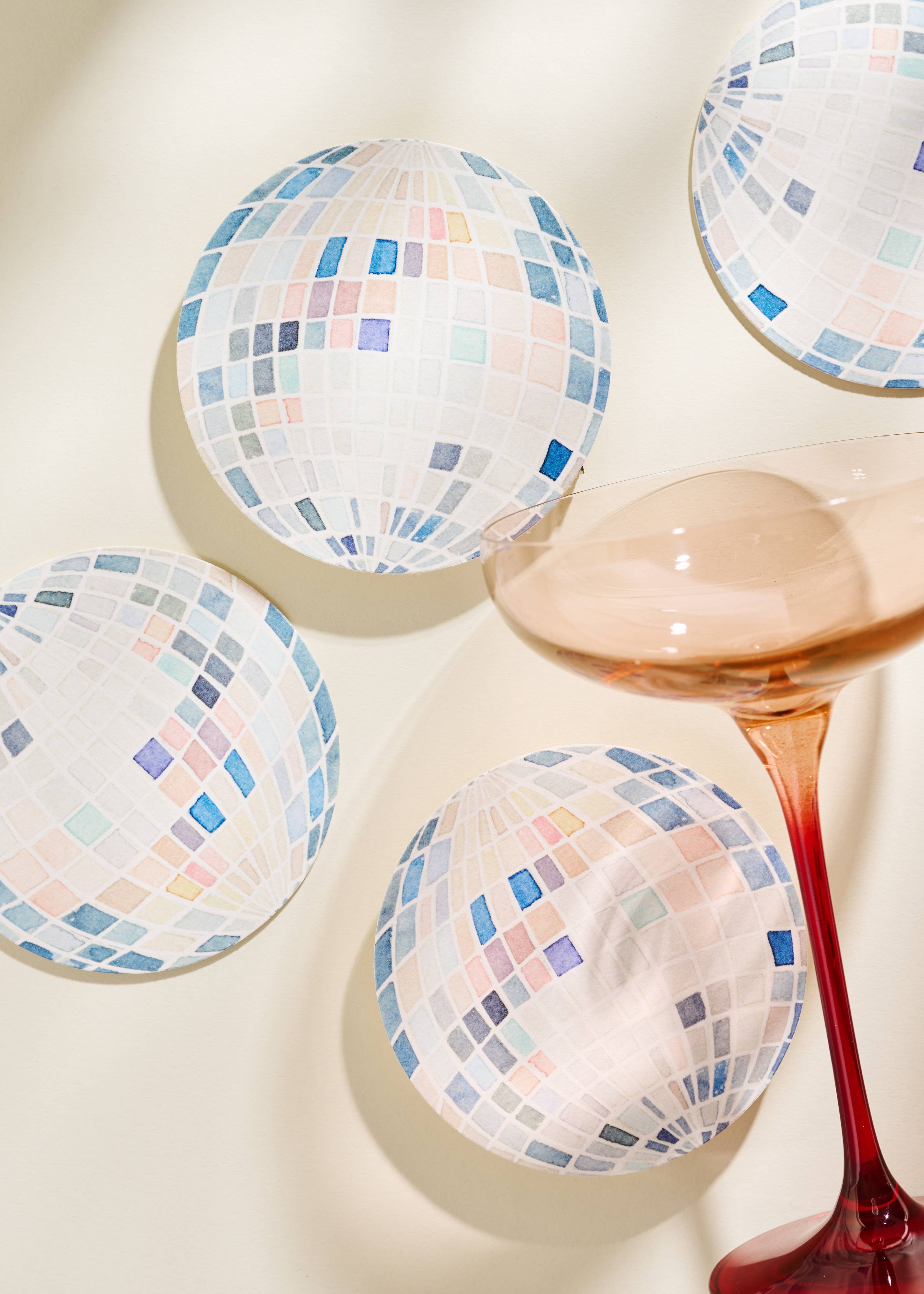 Mirror Ball Disco Coaster