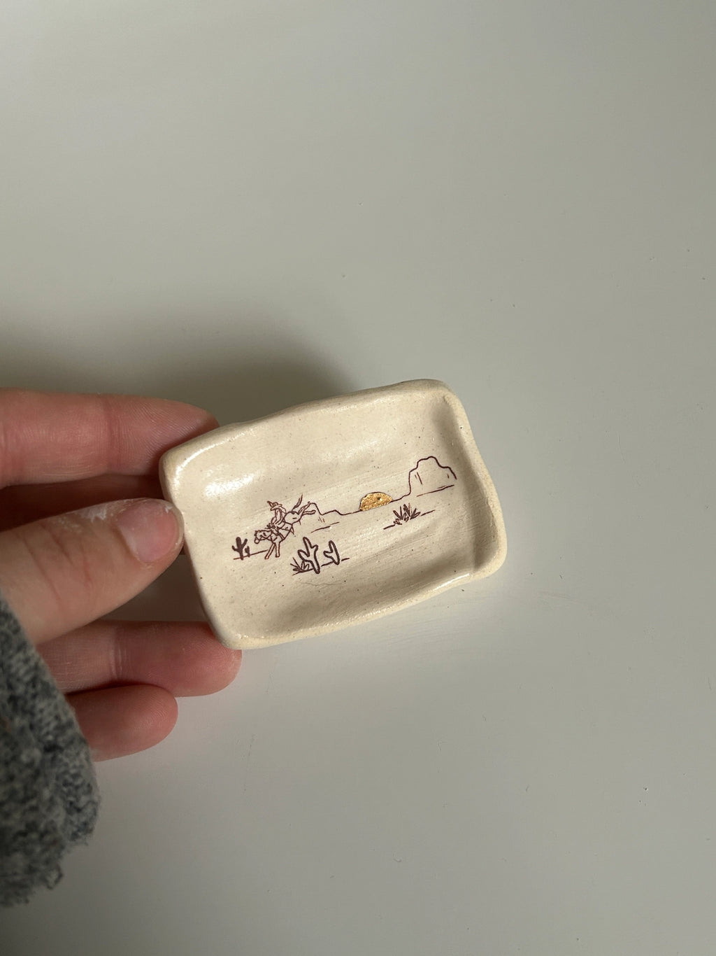 Handmade Good Luck Ring Dish