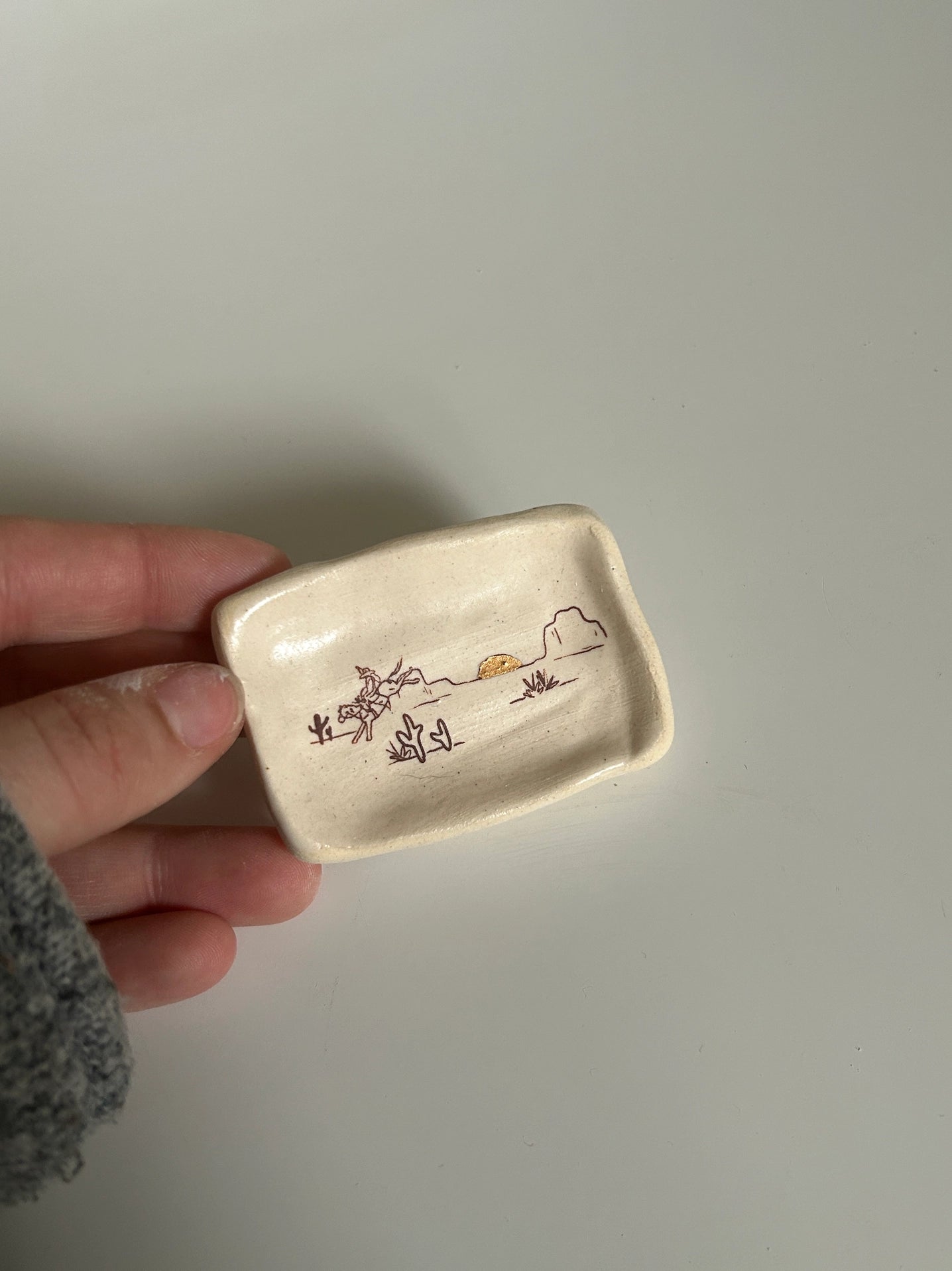 Handmade Good Luck Ring Dish