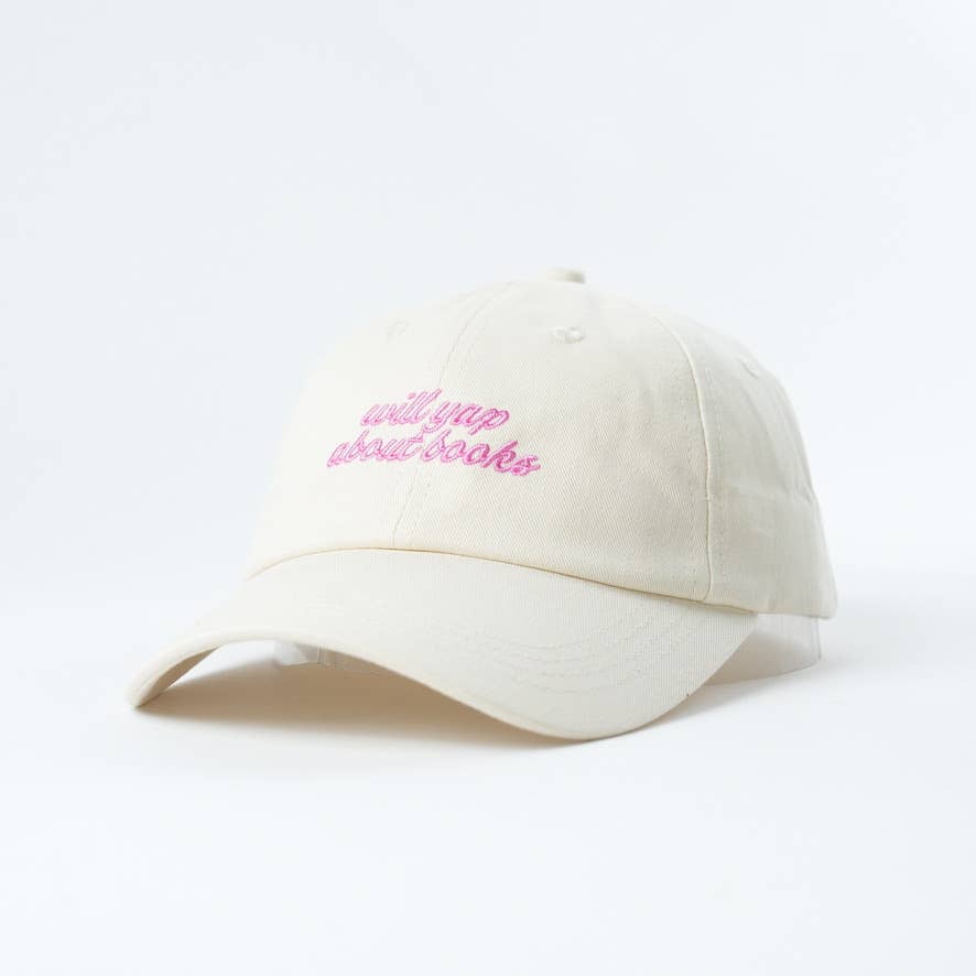 Will Yap About Books Bookish Baseball Hat