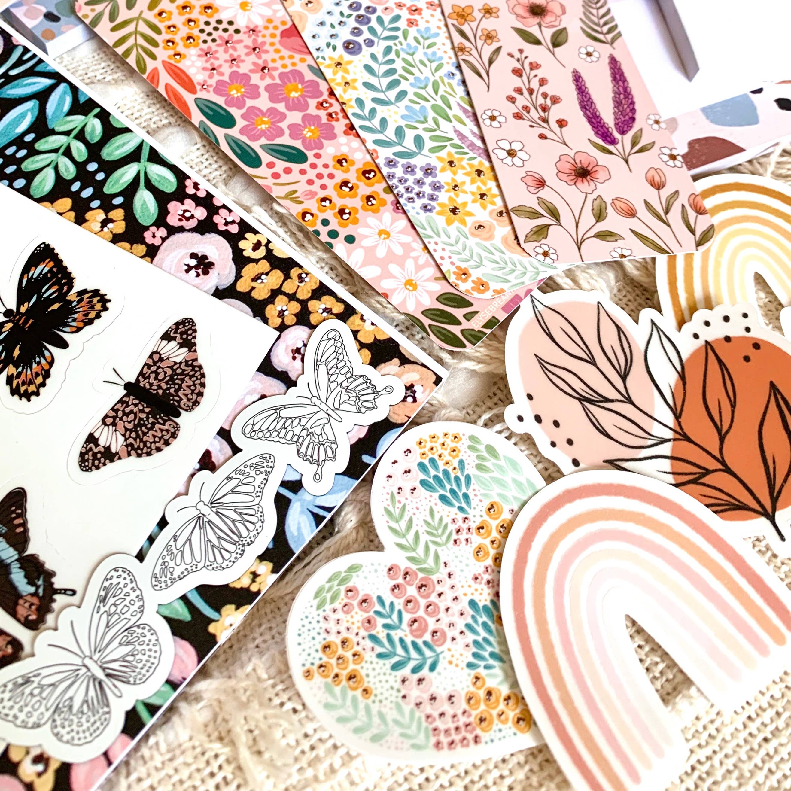 Flying Butterflies Bookmark | Bookish & Reading