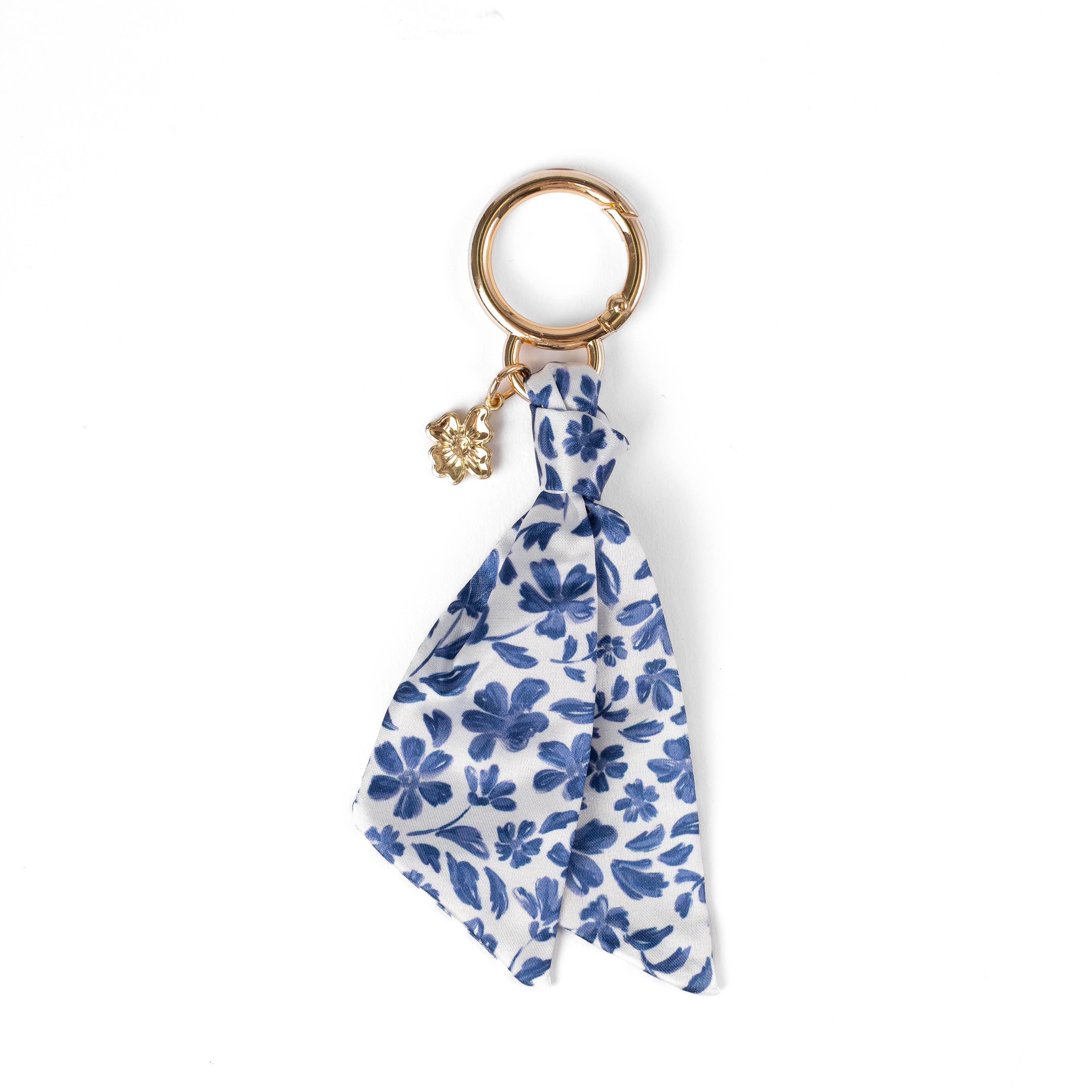 Floral Satin Keychain: Spring Garden
