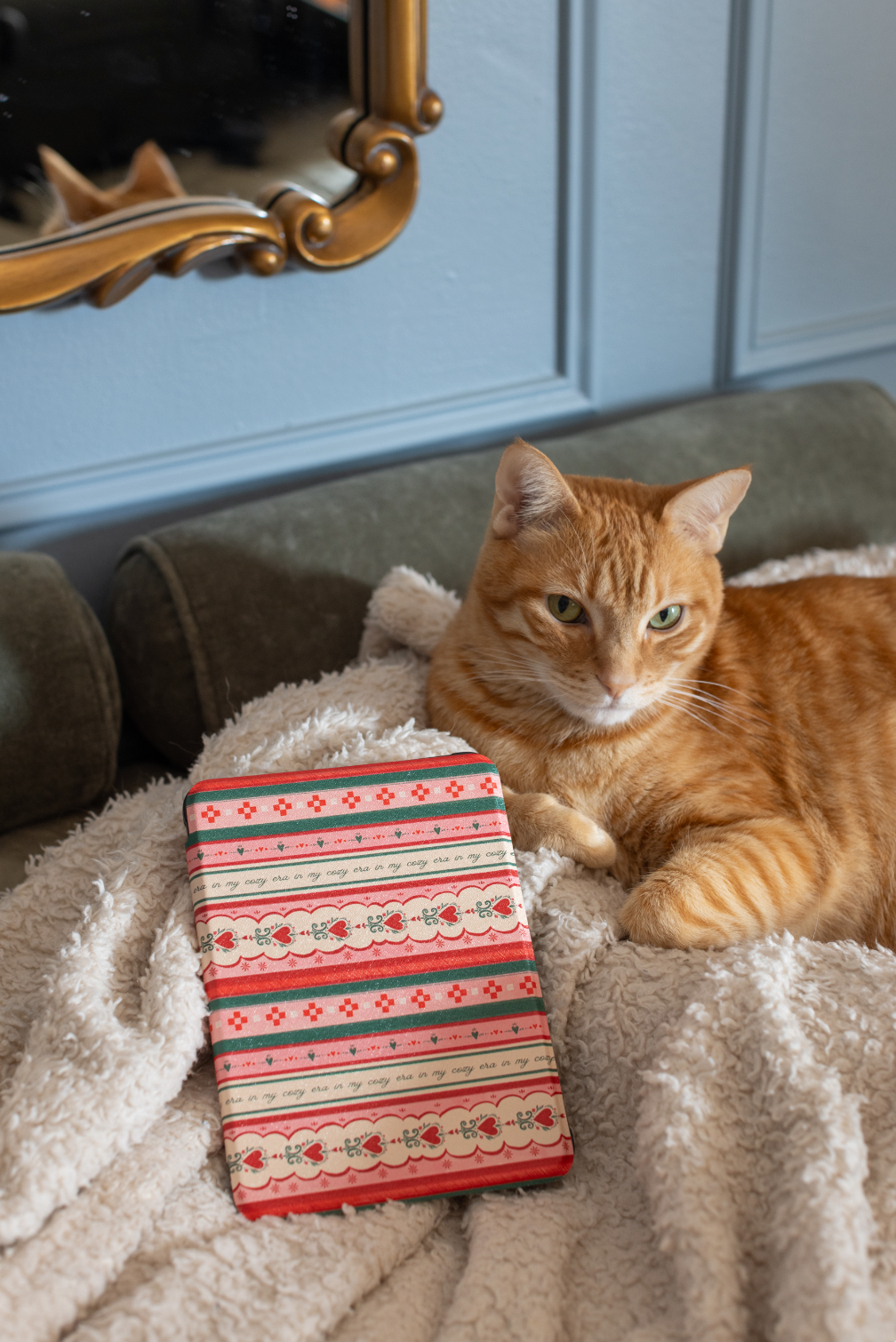 Cozy Wrapping Paper Kindle Case: 12th Generation  Kindle Paperwhite/Colorsoft (2024 -2026 7inch)