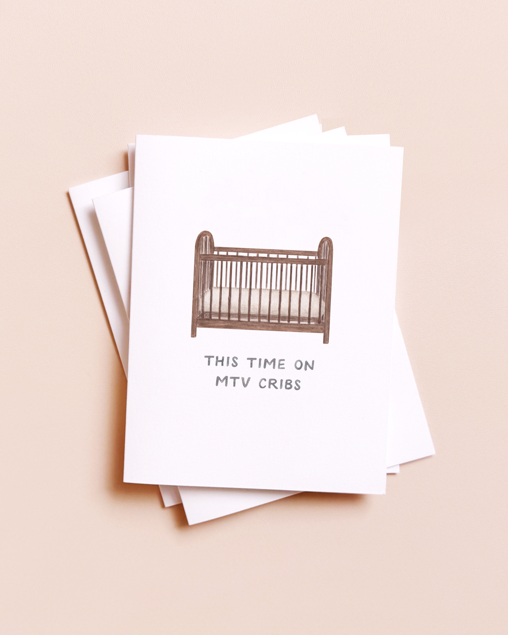 MTV Cribs — Pop Culture Pun New Baby Card
