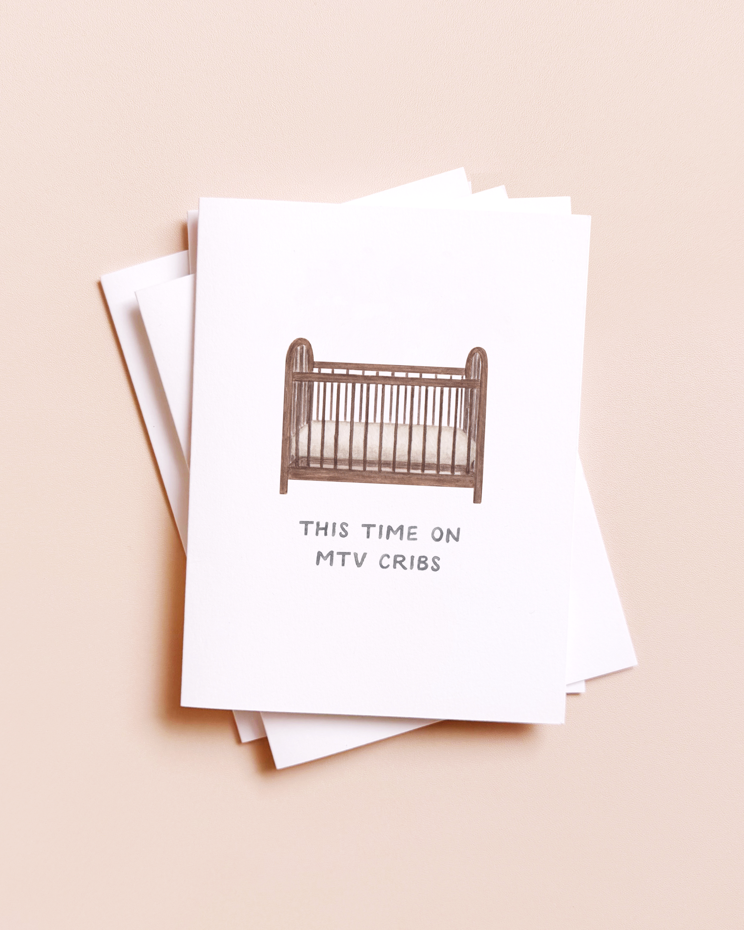 MTV Cribs — Pop Culture Pun New Baby Card