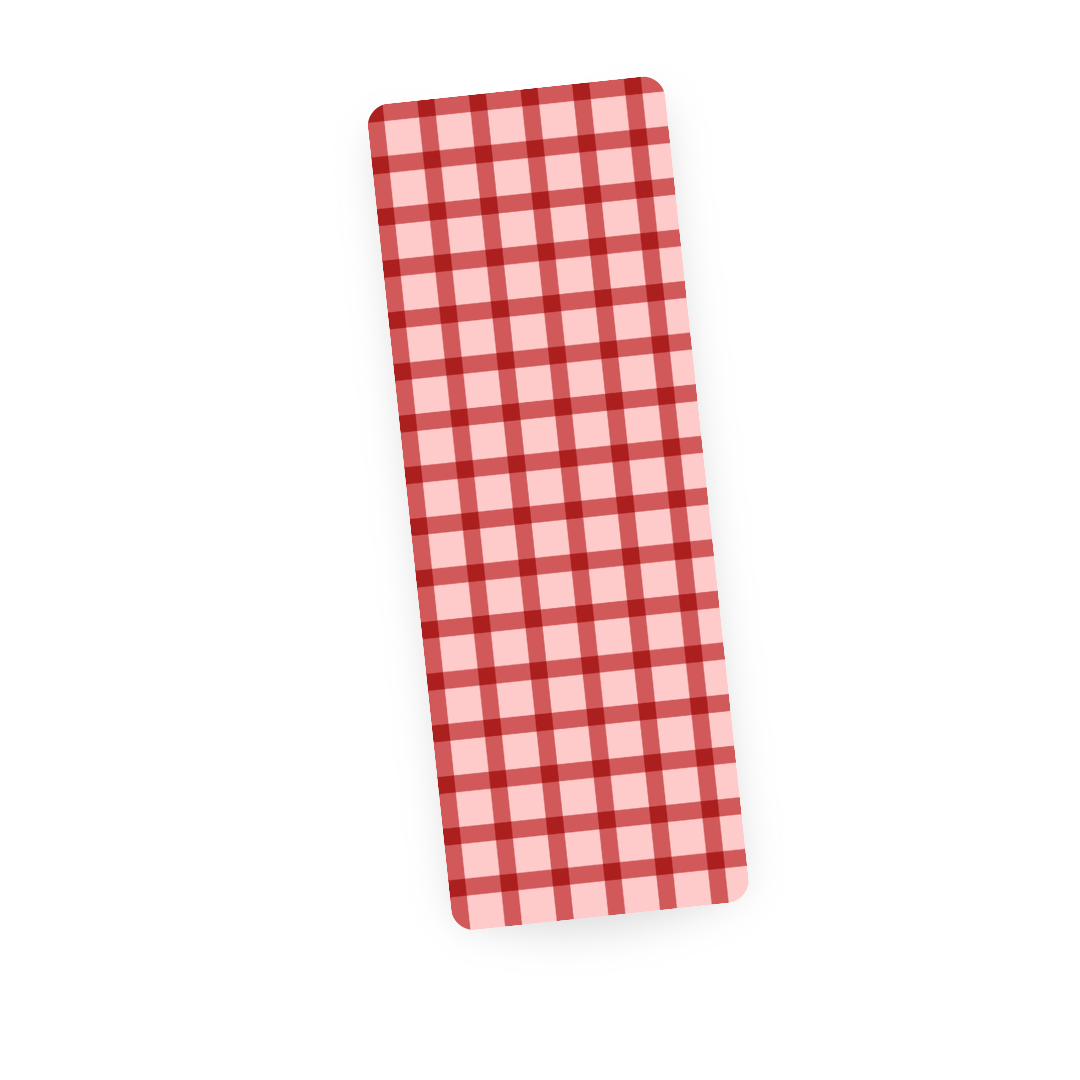 Red Gingham | Bookmark