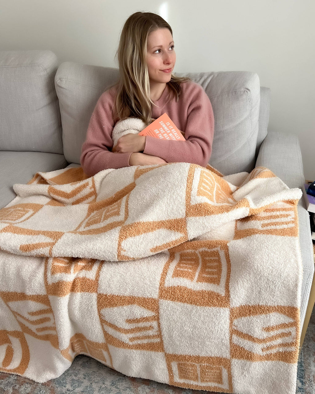 The Bookish Blanket: Light Blue