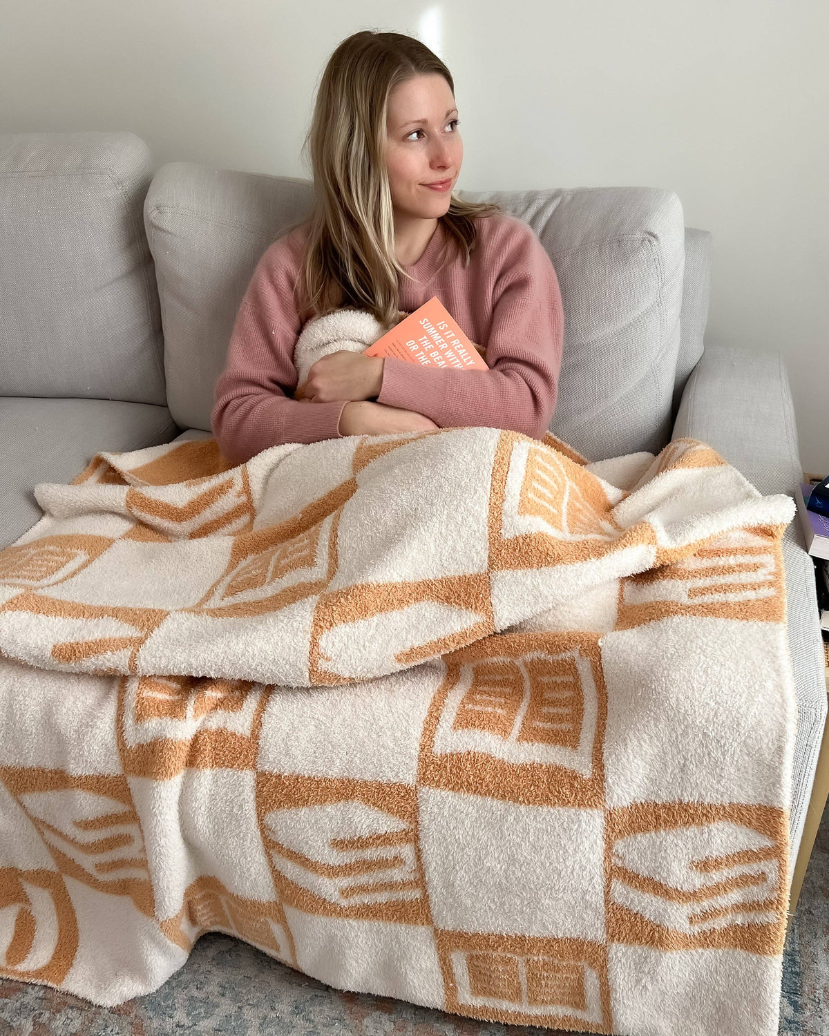 The Bookish Blanket: Light Blue