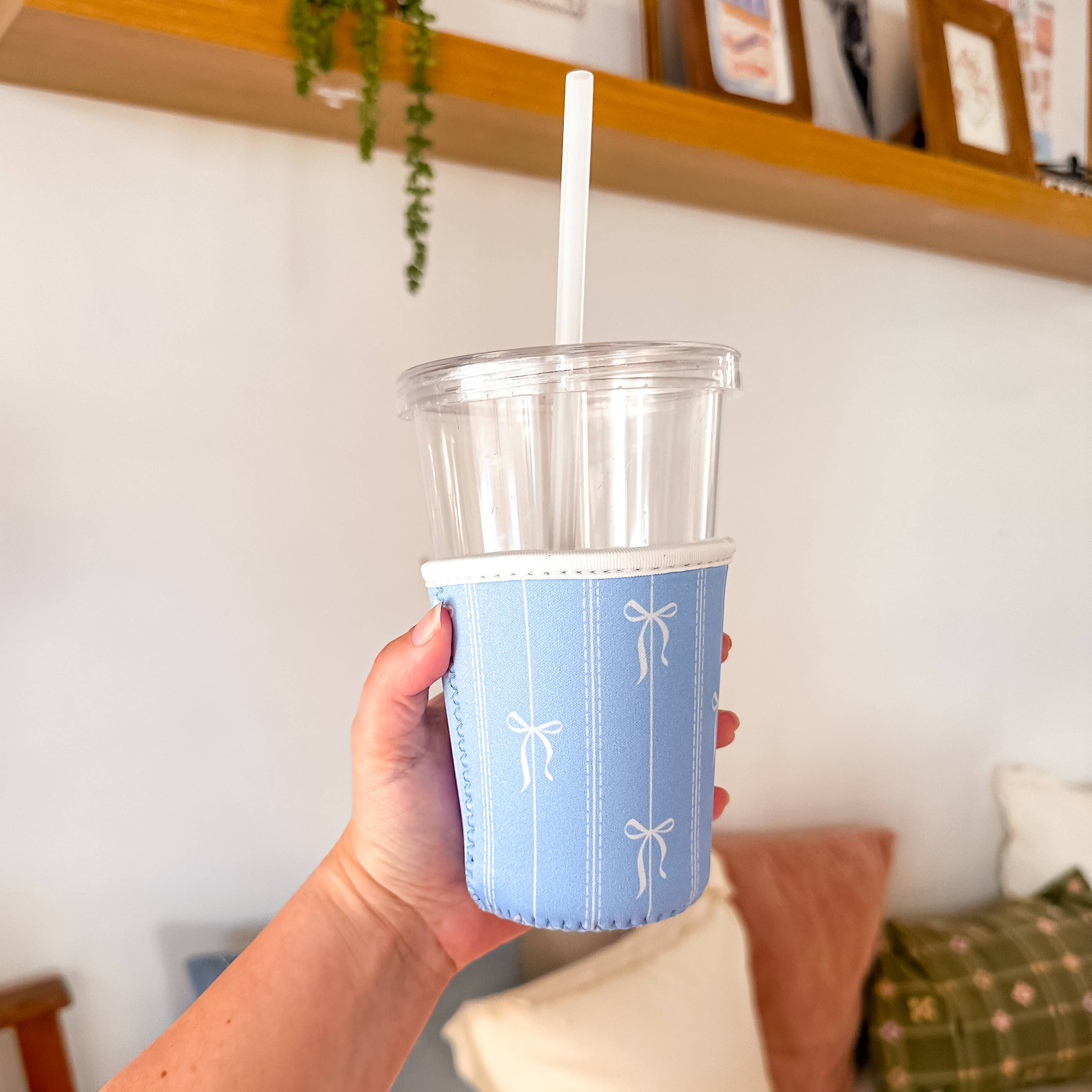 Grandmillenial Bows | Iced Coffee Sleeve  : Small