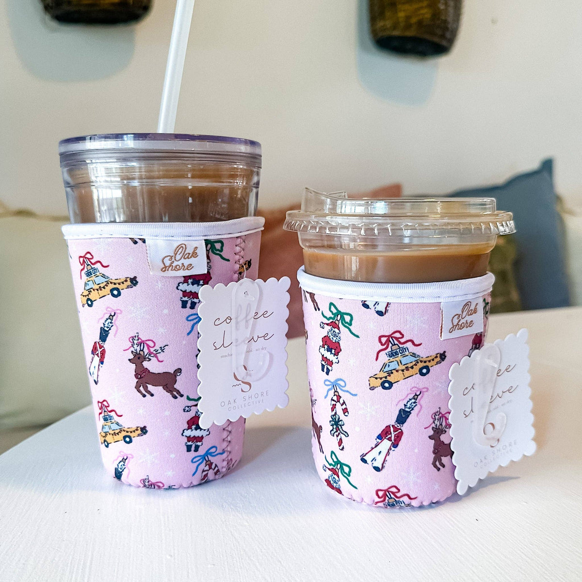 Rockin' Christmas| Reusable Coffee Sleeve: Small (16-20oz)