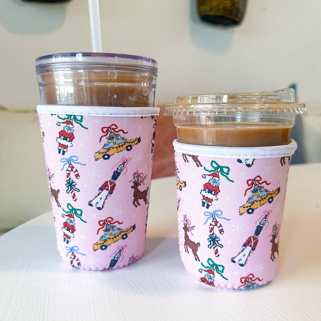 Rockin' Christmas| Reusable Coffee Sleeve: Small (16-20oz)