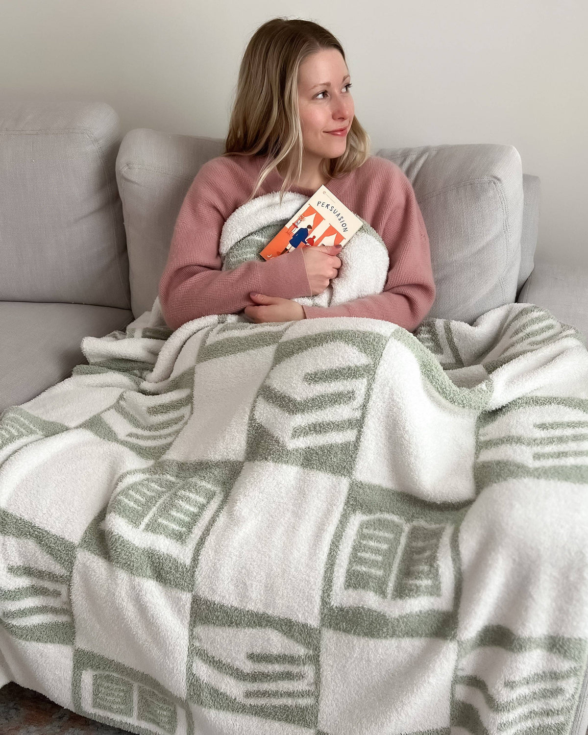 The Bookish Blanket: Light Blue