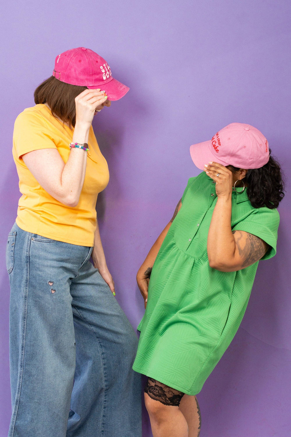 Get Me A Crisp Diet Coke Pink Dad Cap Quirky Baseball Hat