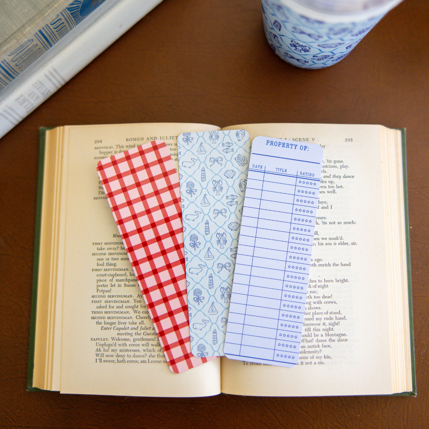 Red Gingham | Bookmark