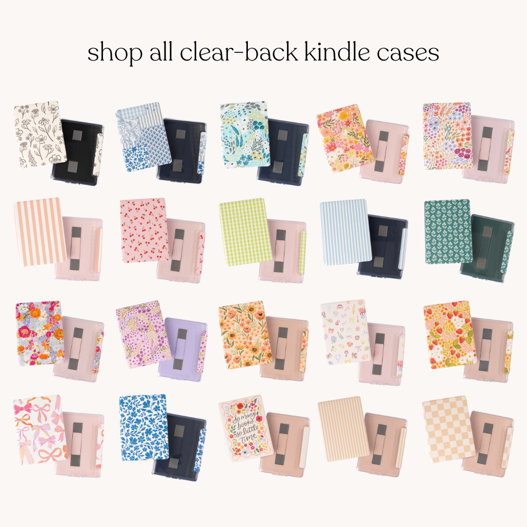 So Many Books Clear Back Kindle Case | Bookish & Reading: Kindle (11th Generation)