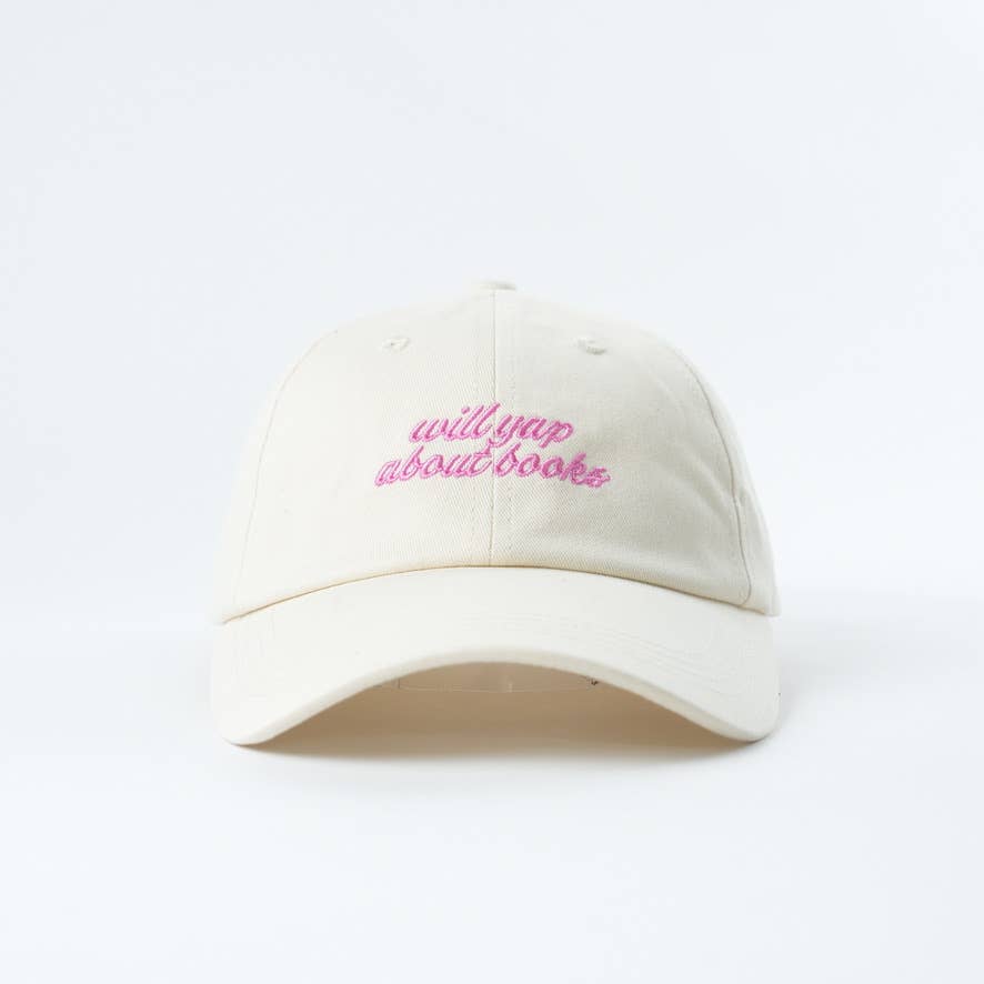 Will Yap About Books Bookish Baseball Hat