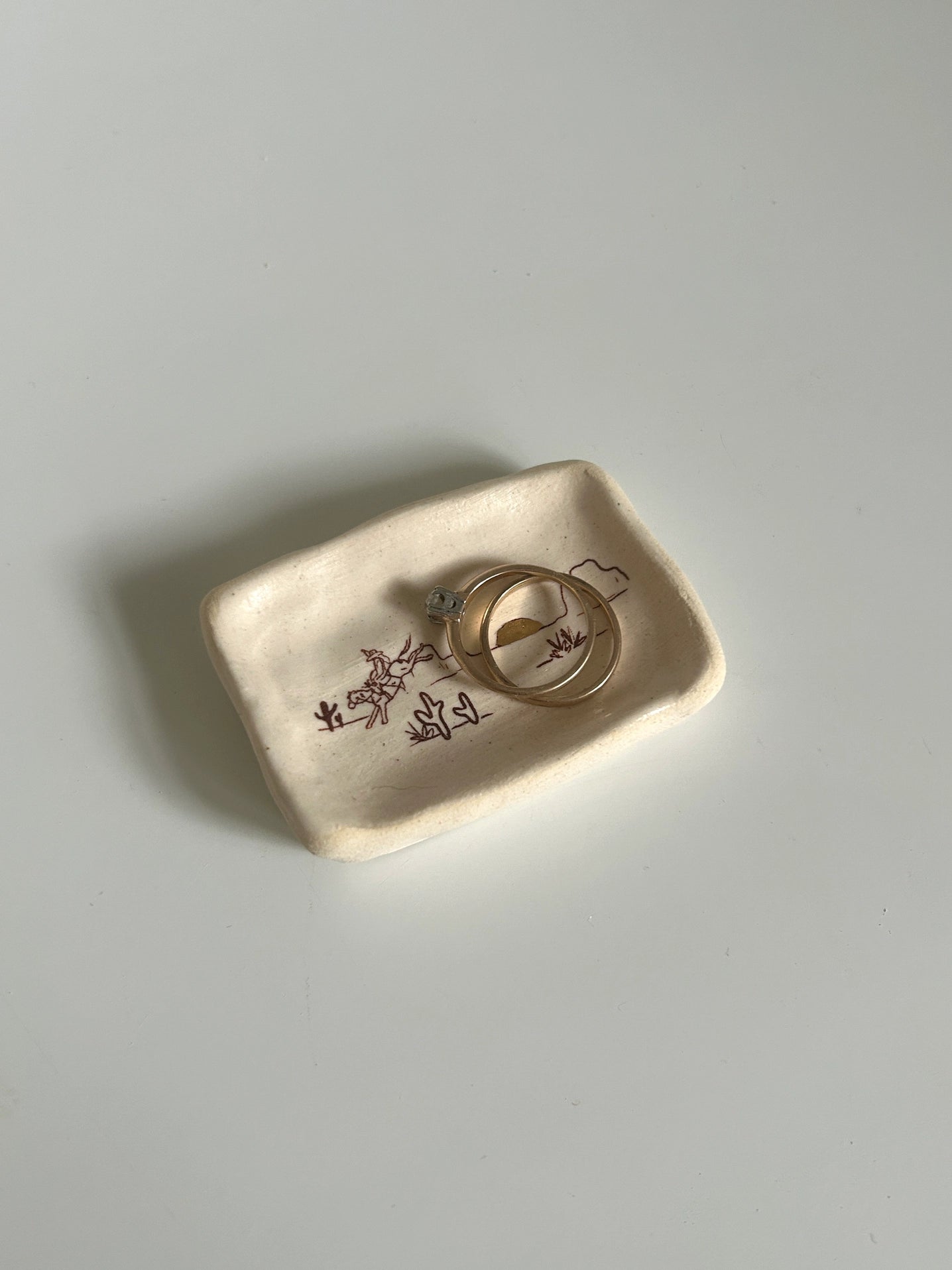 Handmade Good Luck Ring Dish