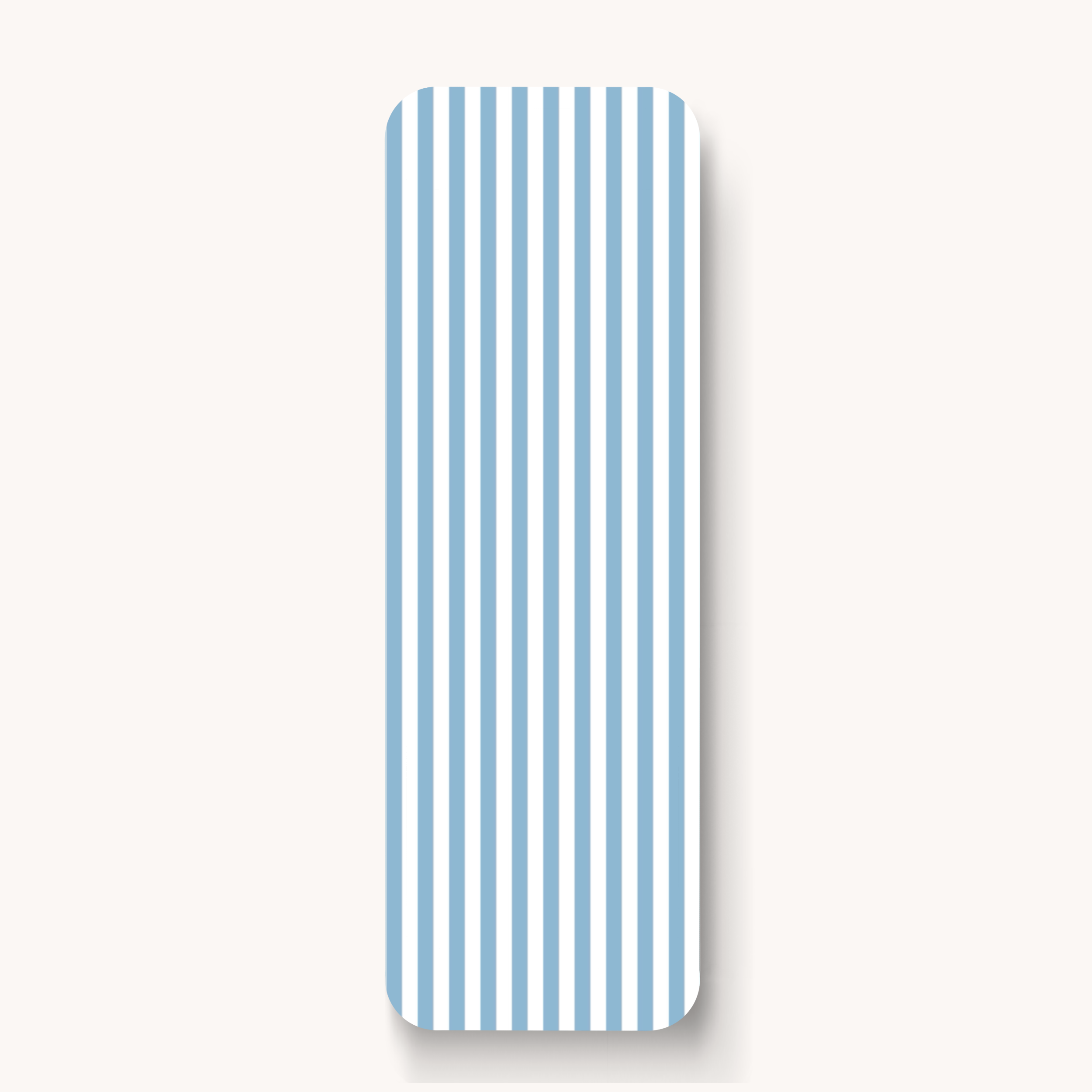 Blue Stripes Bookmark | Bookish & Reading