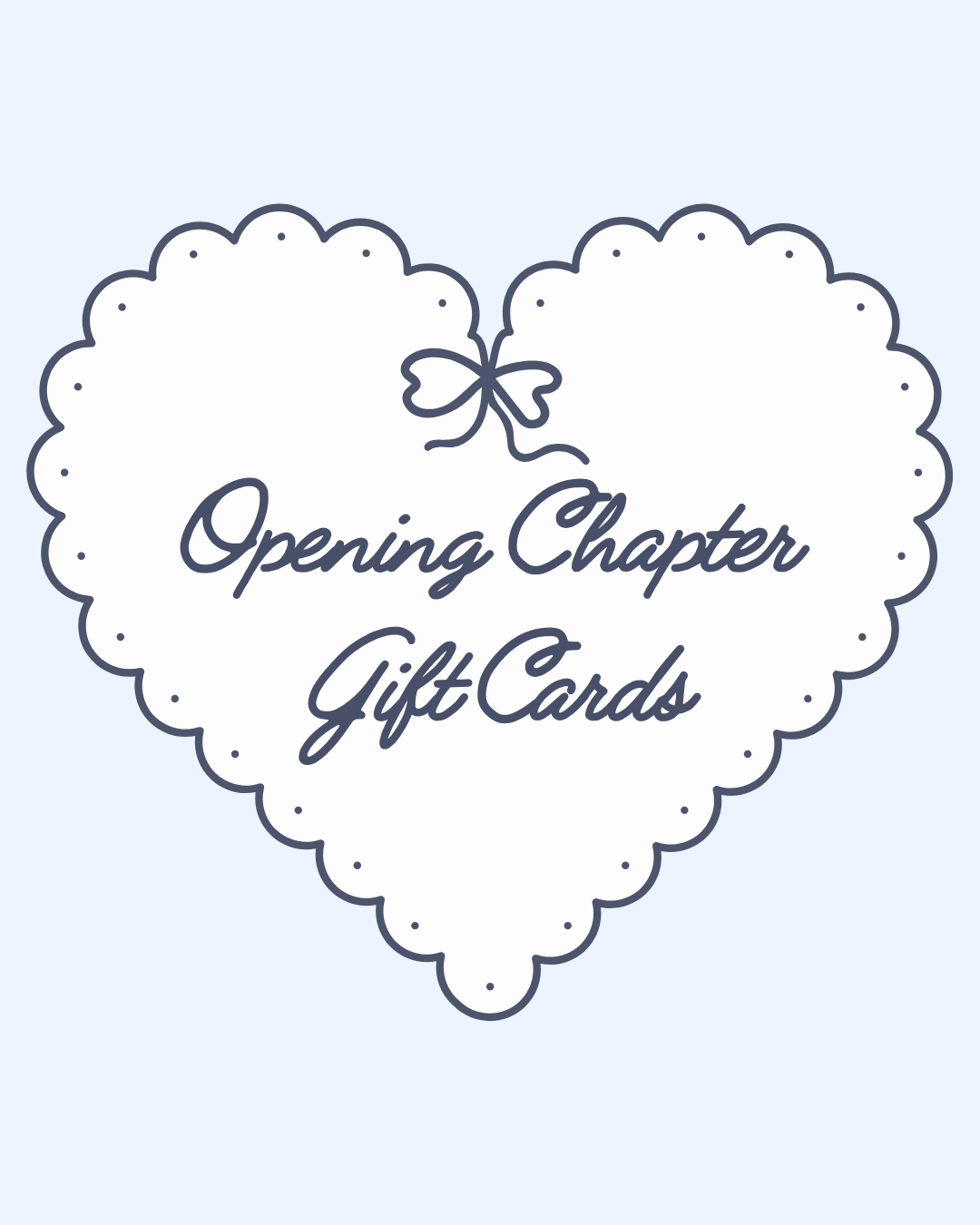 Opening Chapter Gift Cards ~ Page One Presale