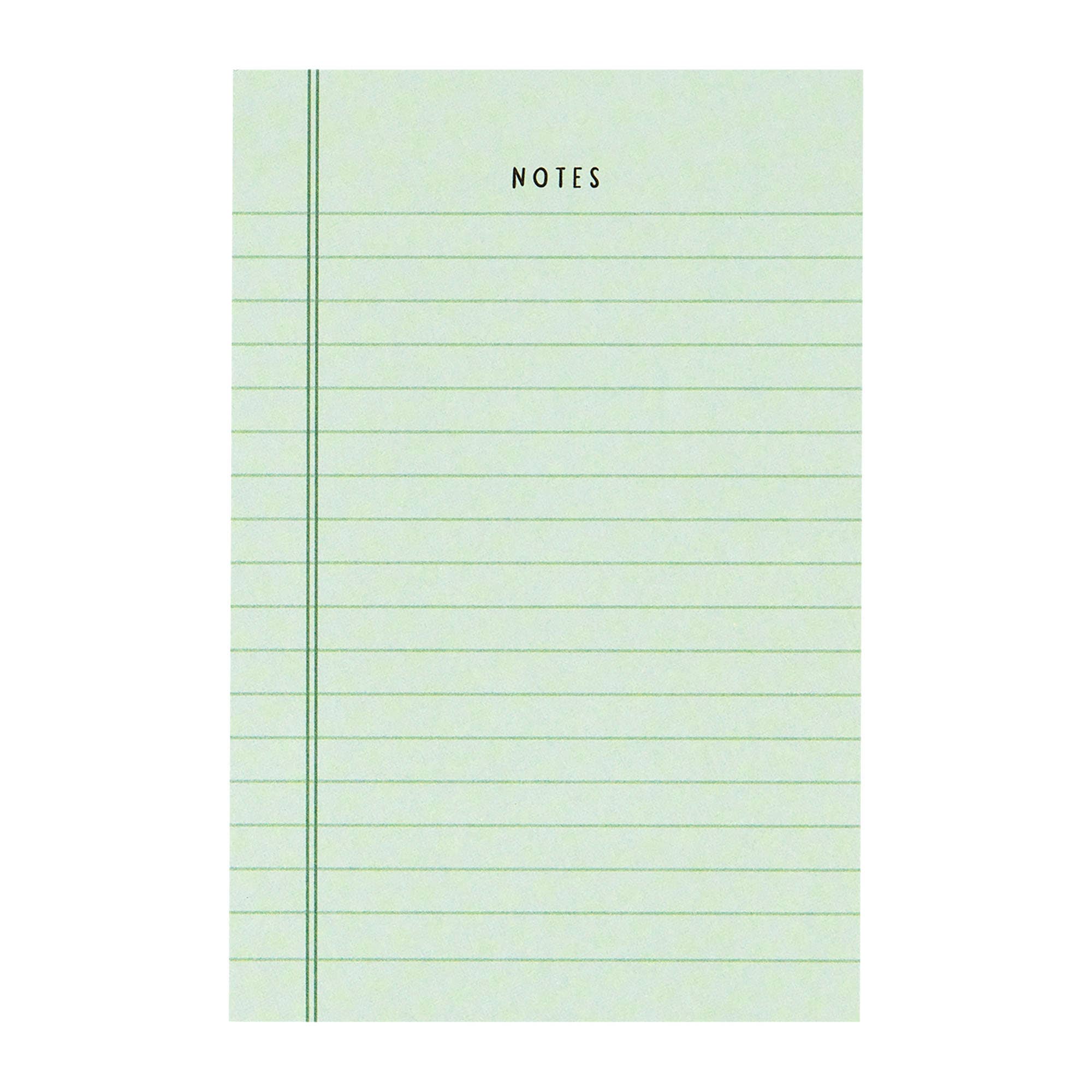 Green Notes 4x6 Notepad