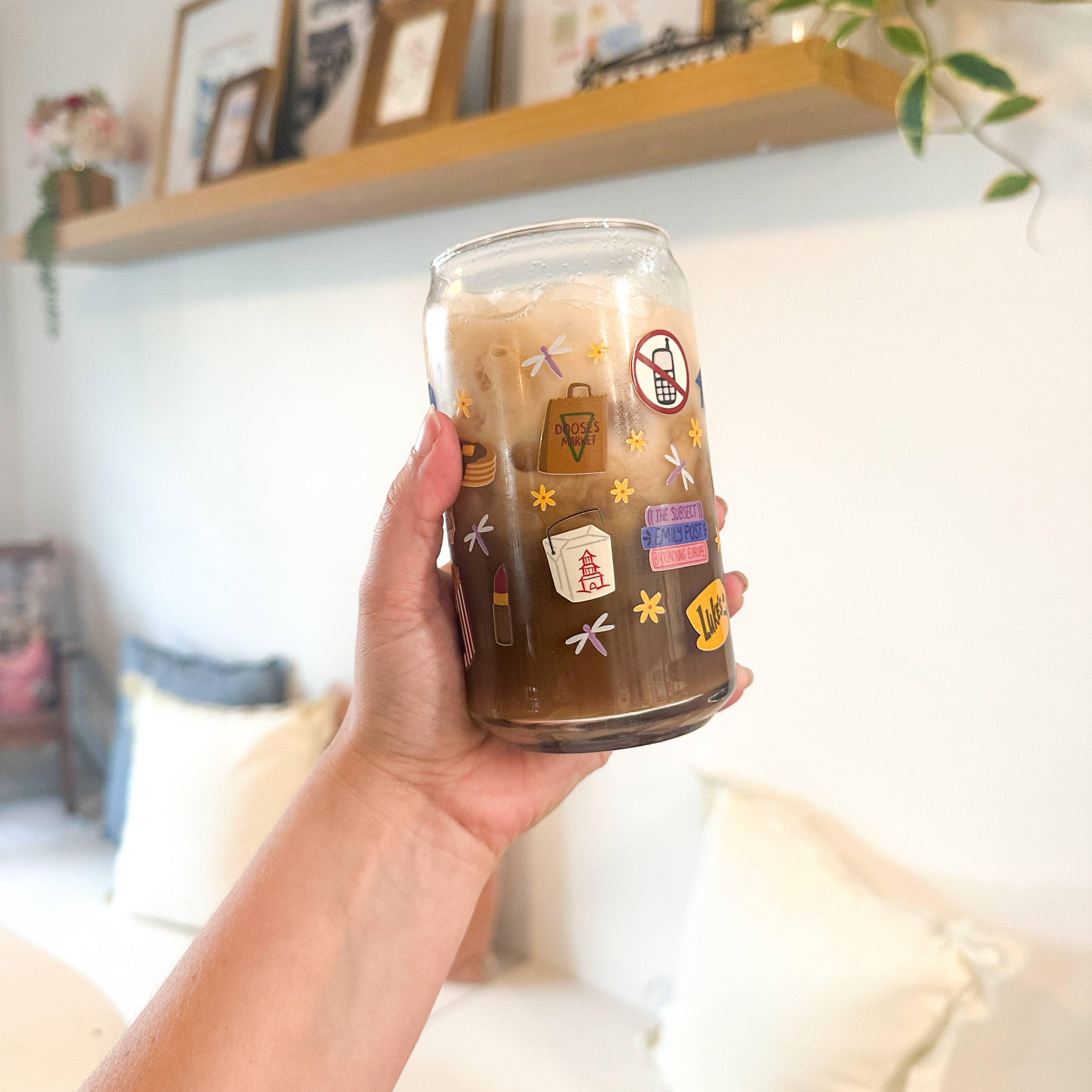 Gilmore Girls  | Libbey Glass Beer Can Iced Coffee Glass