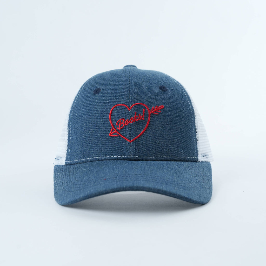 Denim Books!  Bookish Baseball Hat
