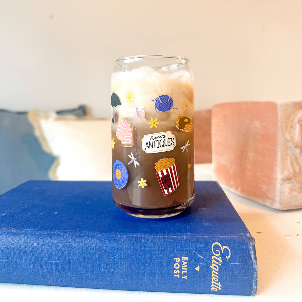 Gilmore Girls  | Libbey Glass Beer Can Iced Coffee Glass