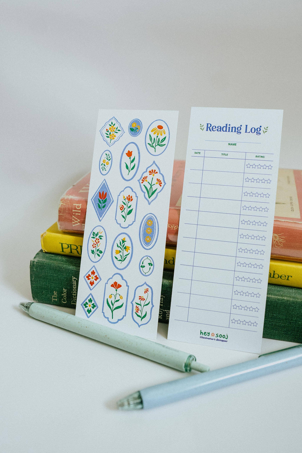 Floral Edition Bookmark