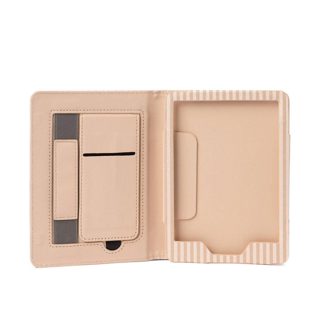 Latte Stripes Kindle Case | Bookish & Reading: Kindle Paperwhite (12th Generation)