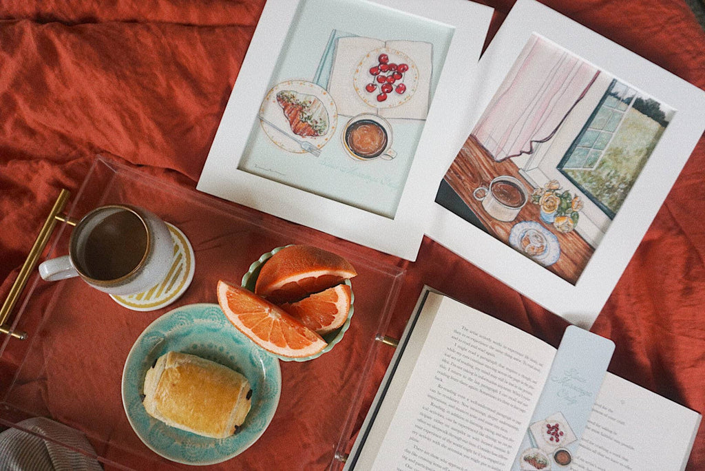 Slow Mornings Only Art Print: 8x10