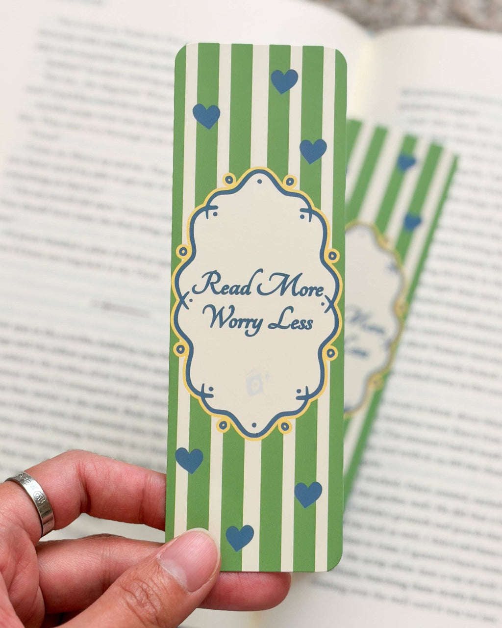 Read More Worry Less Bookmark