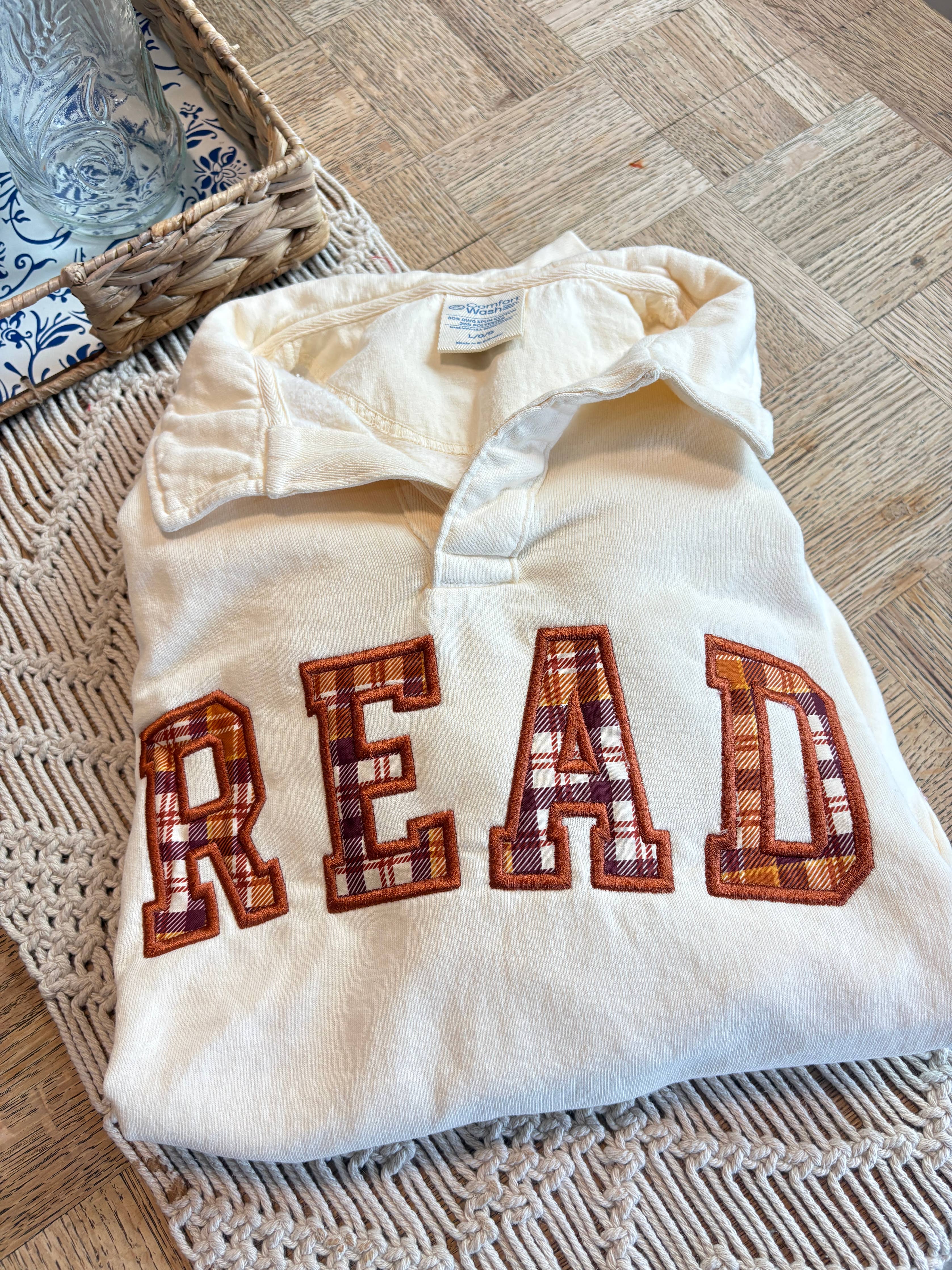 READ Fall Collared Sweatshirt: XL