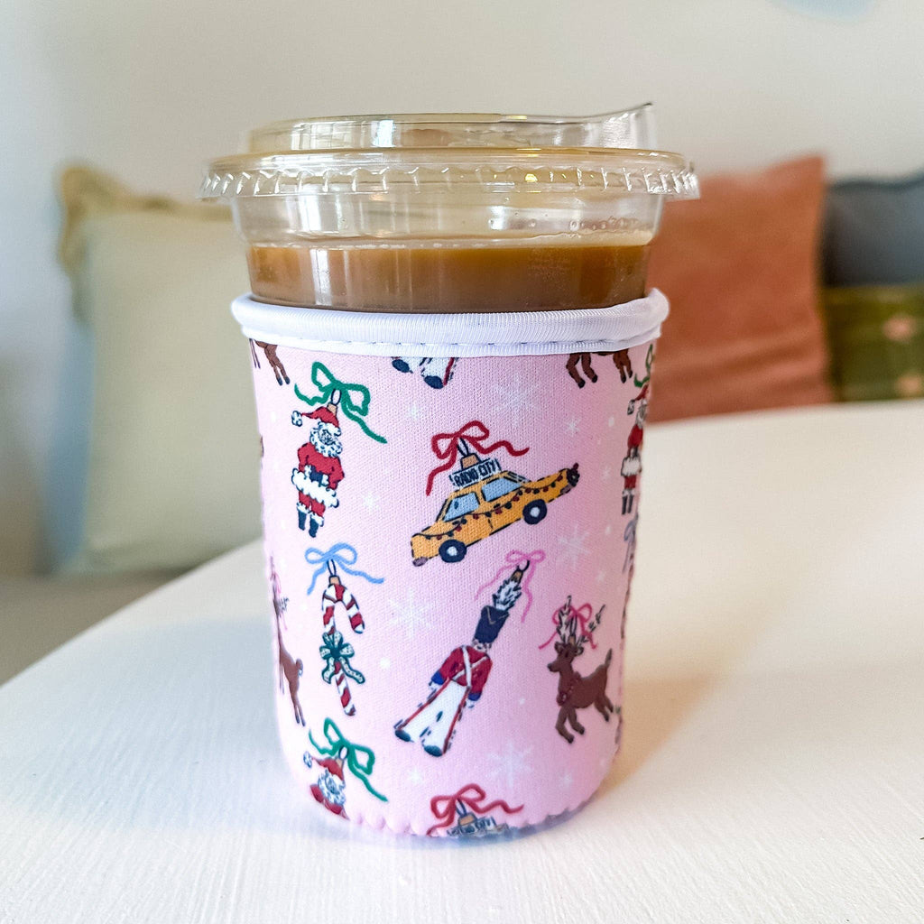 Rockin' Christmas| Reusable Coffee Sleeve: Small (16-20oz)