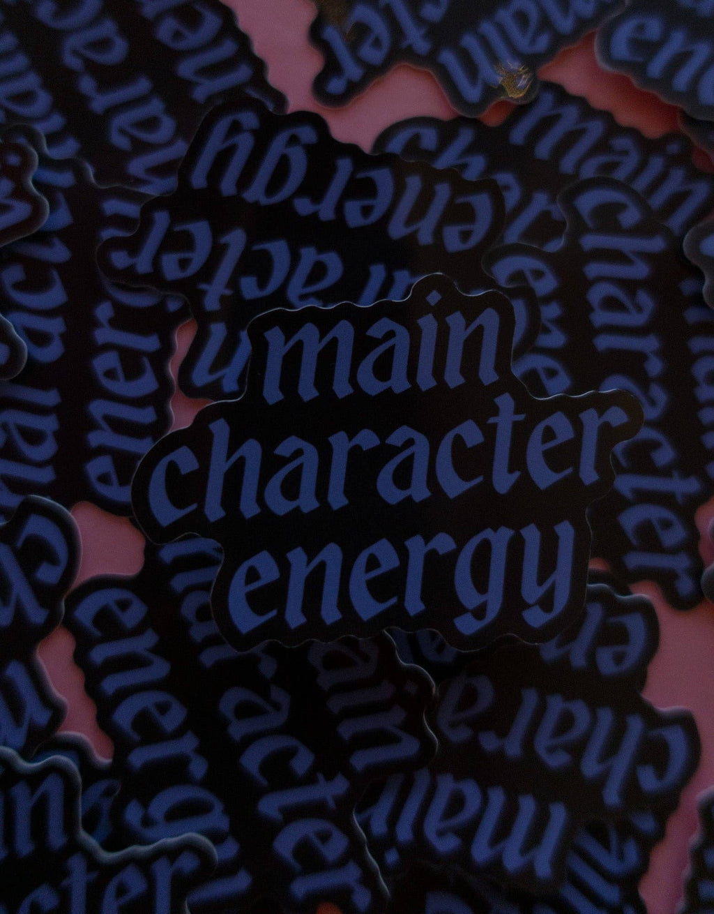 Main Character Energy Sticker: Blue
