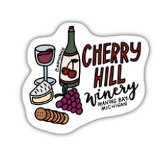Cherry Hill Winery (Em Hen Inspired) Sticker