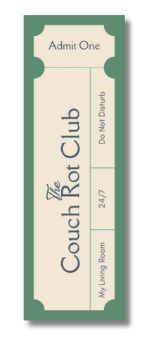 The Couch Rot Club Bookmark